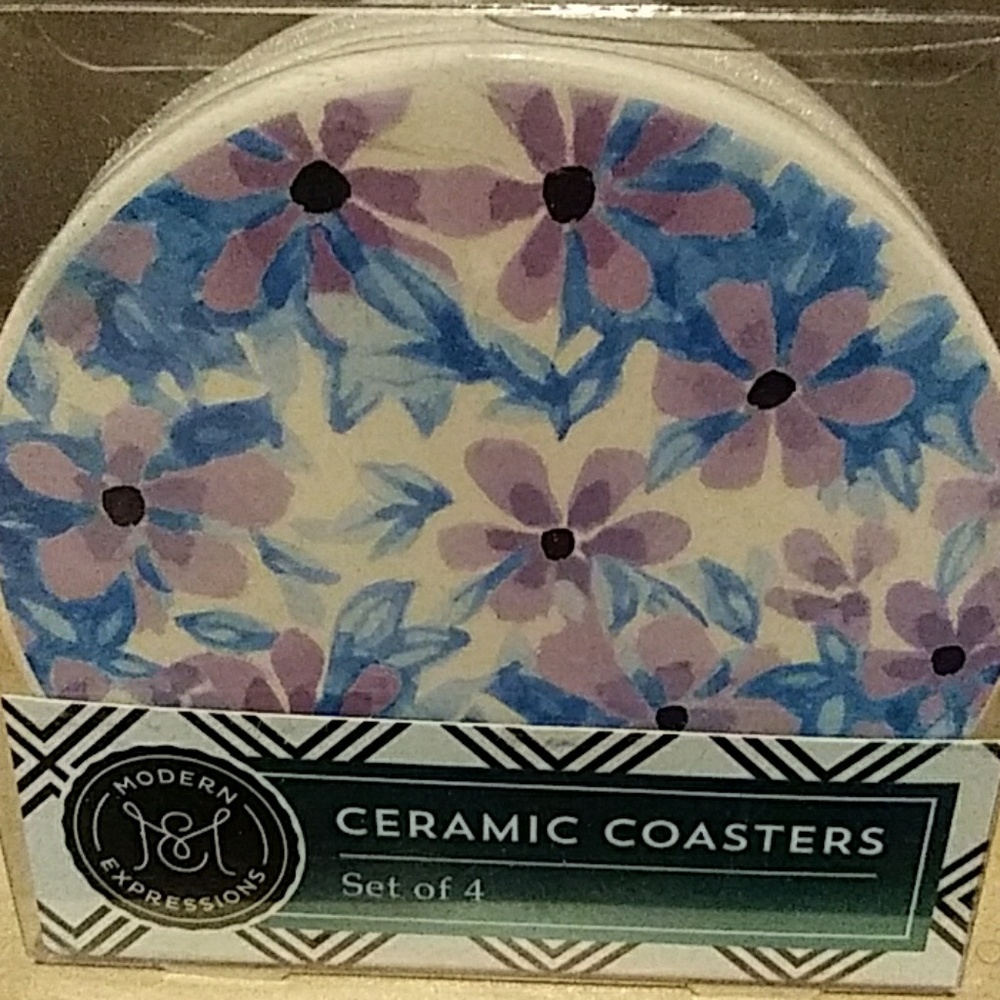 Glass coasters